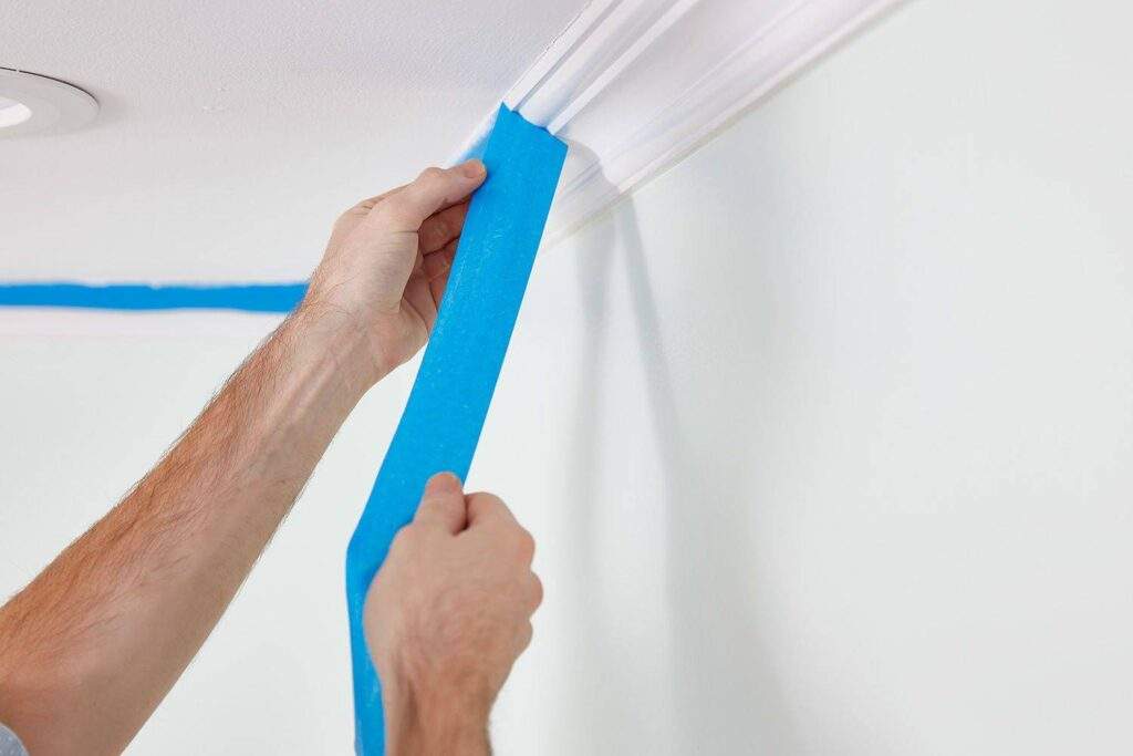 how to remove painters tape at 45 degrees
